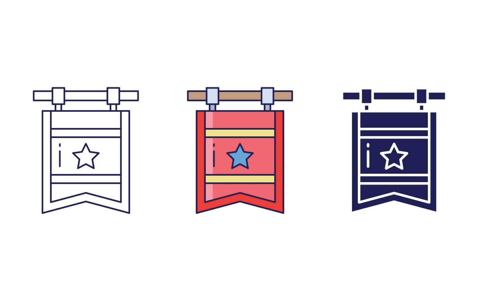 Flag vector icon