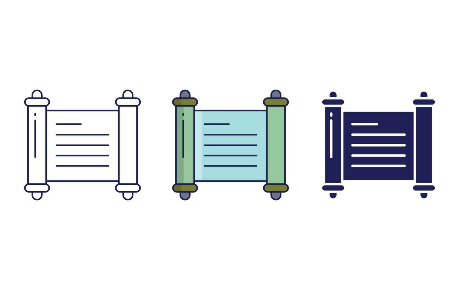 Scroll vector icon