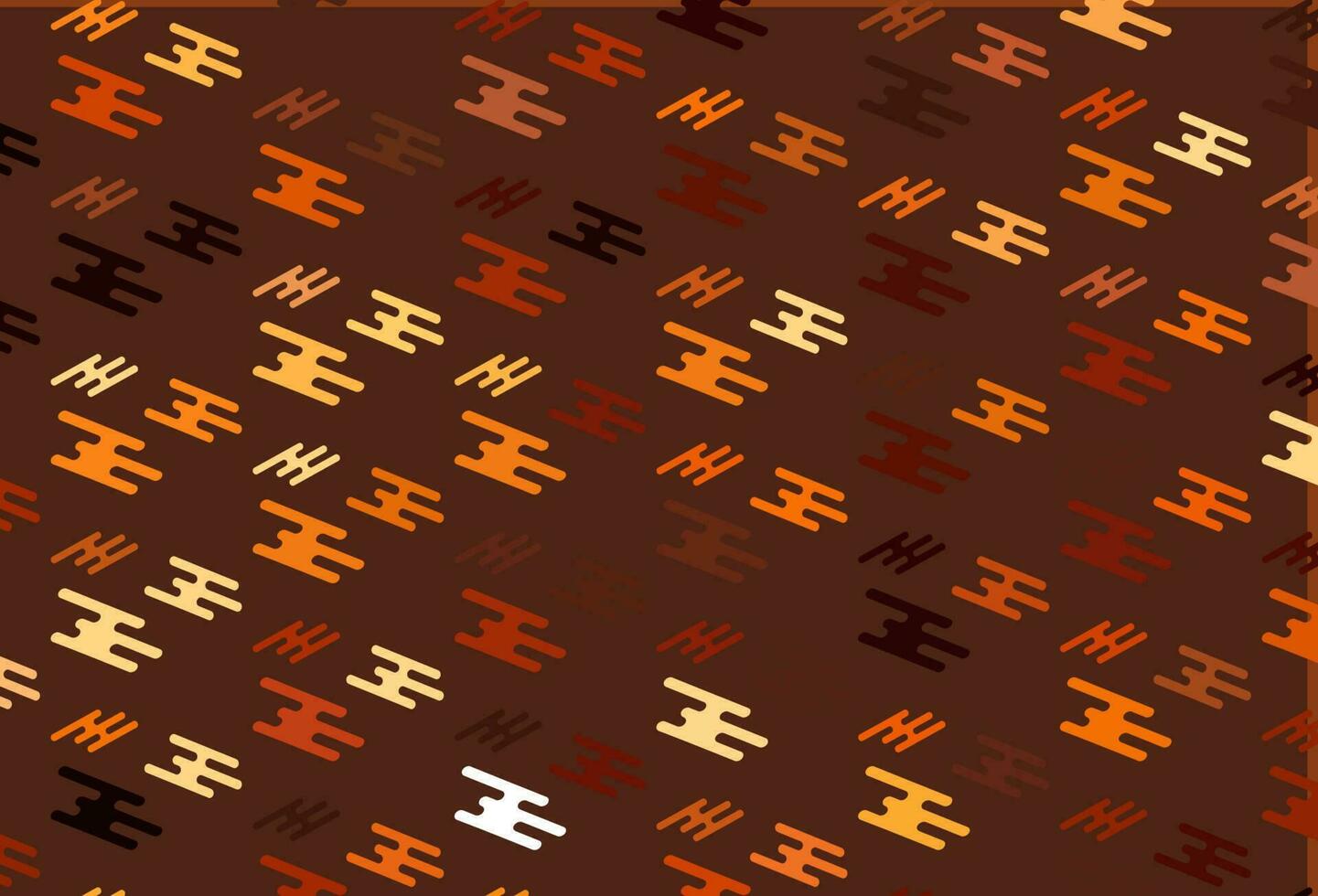 Light Orange vector background with straight lines.