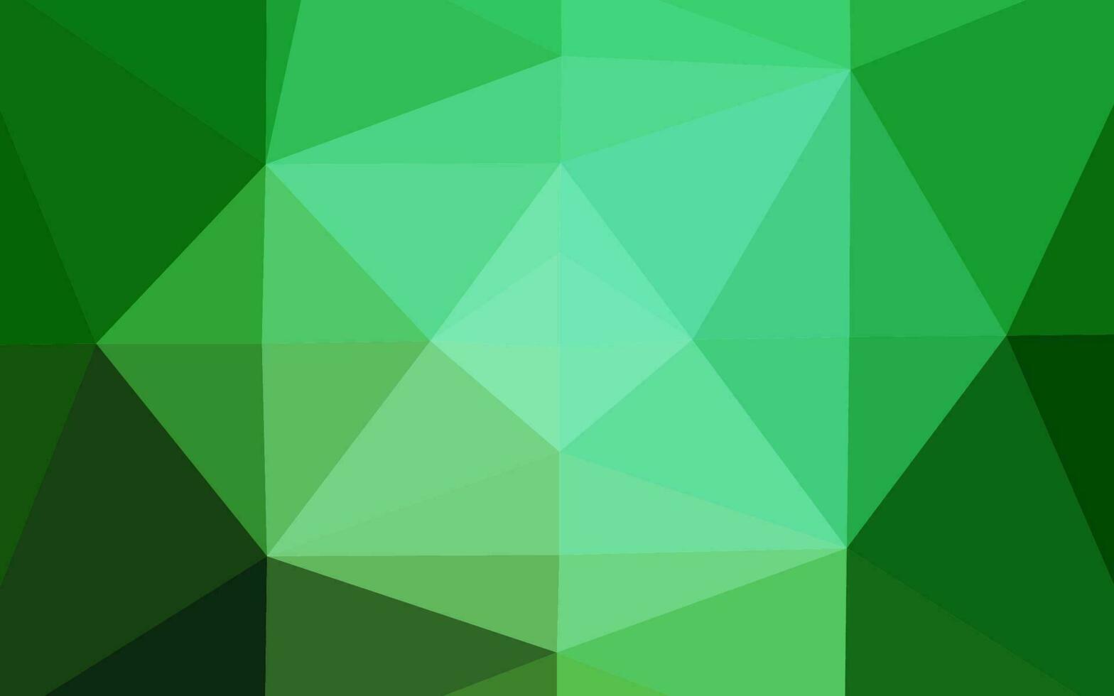 Light Green vector blurry triangle pattern.