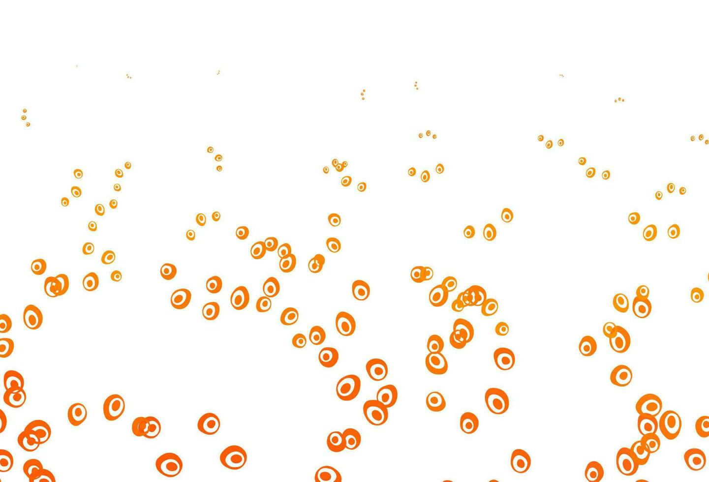 Light Orange vector cover with spots.