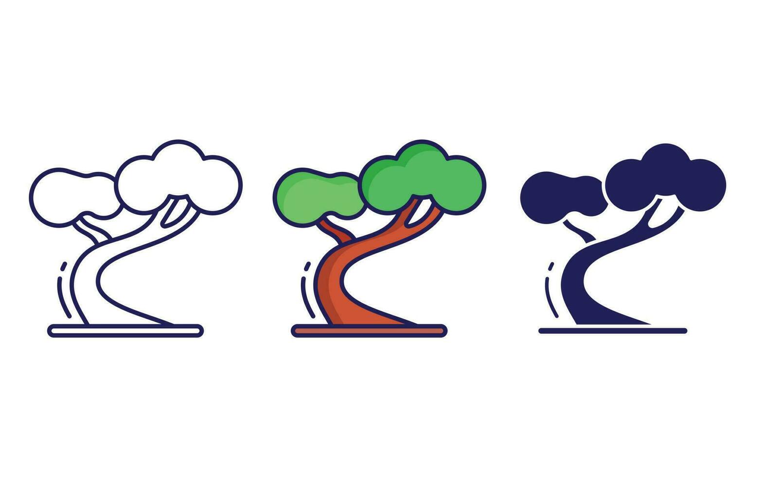 aspen tree vector icon
