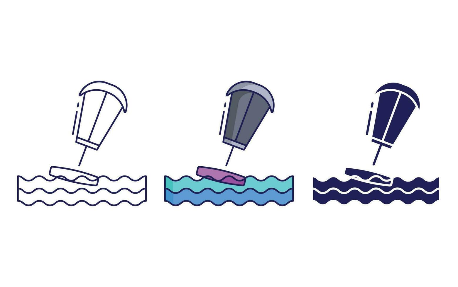 jet ski vector icon