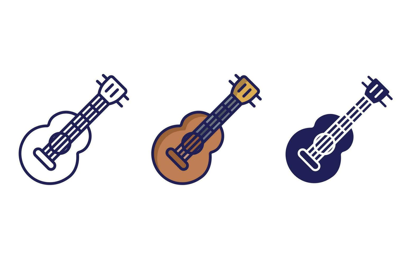 ukelele vector icono