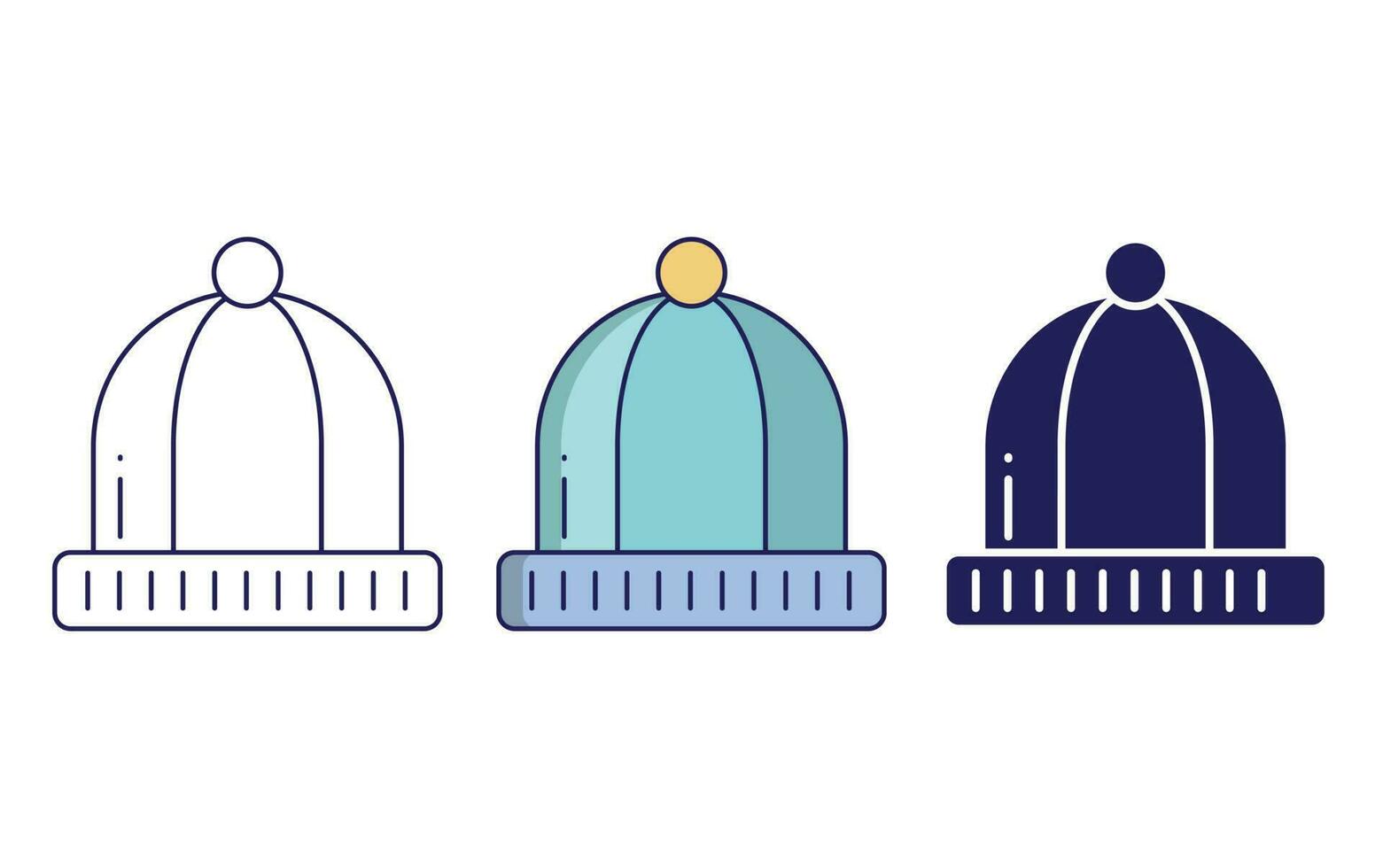 Beanie vector icon
