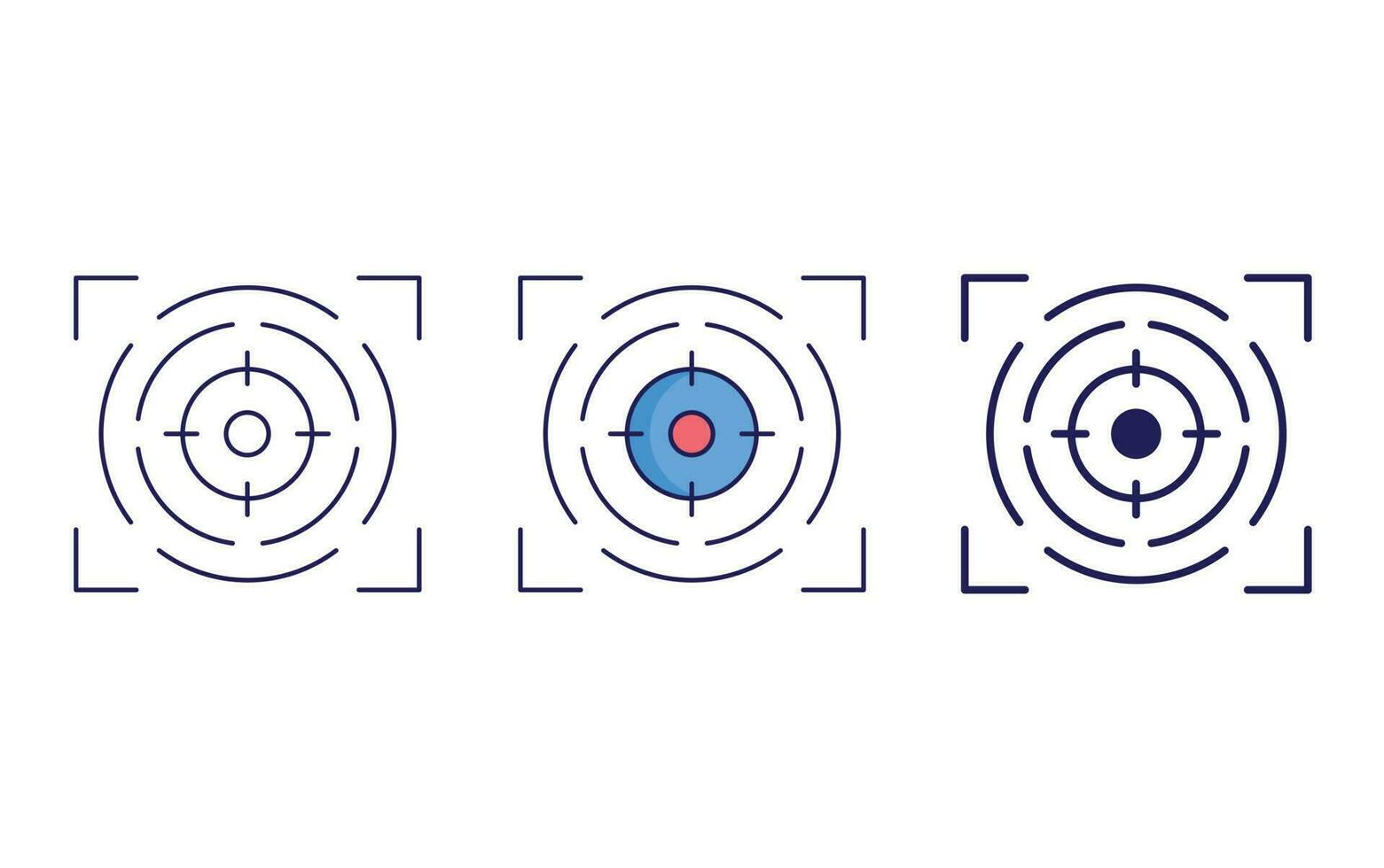 Target vector icon