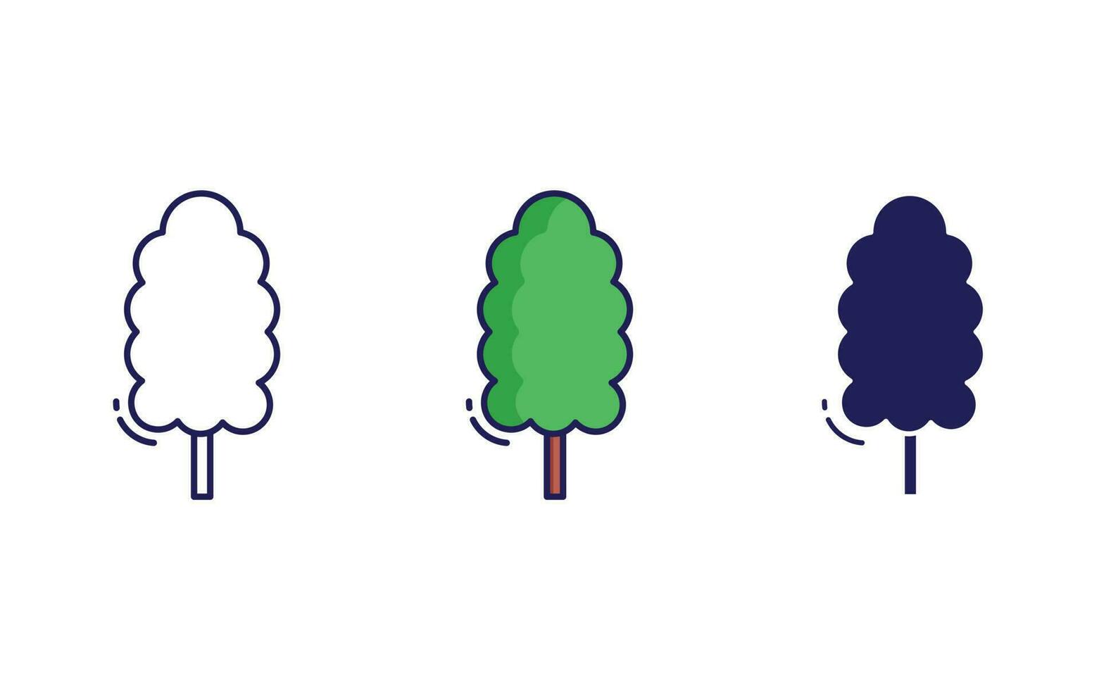 tree vector icon