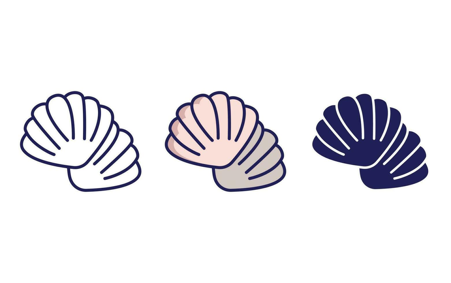 Oyster vector icon