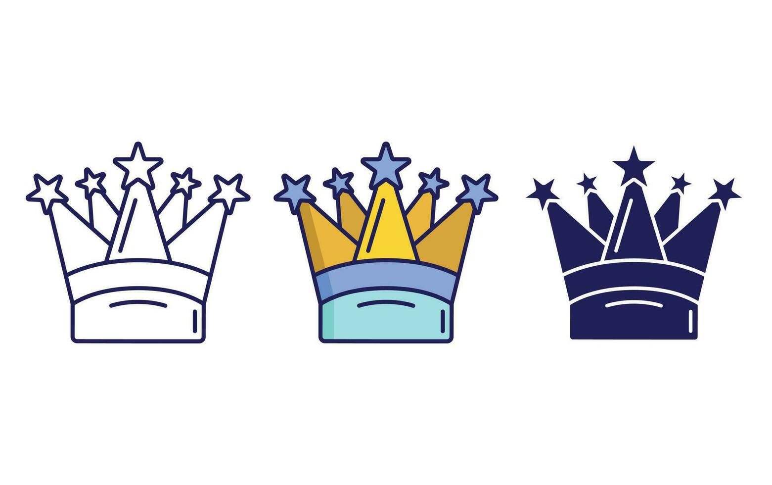 Crown vector icon