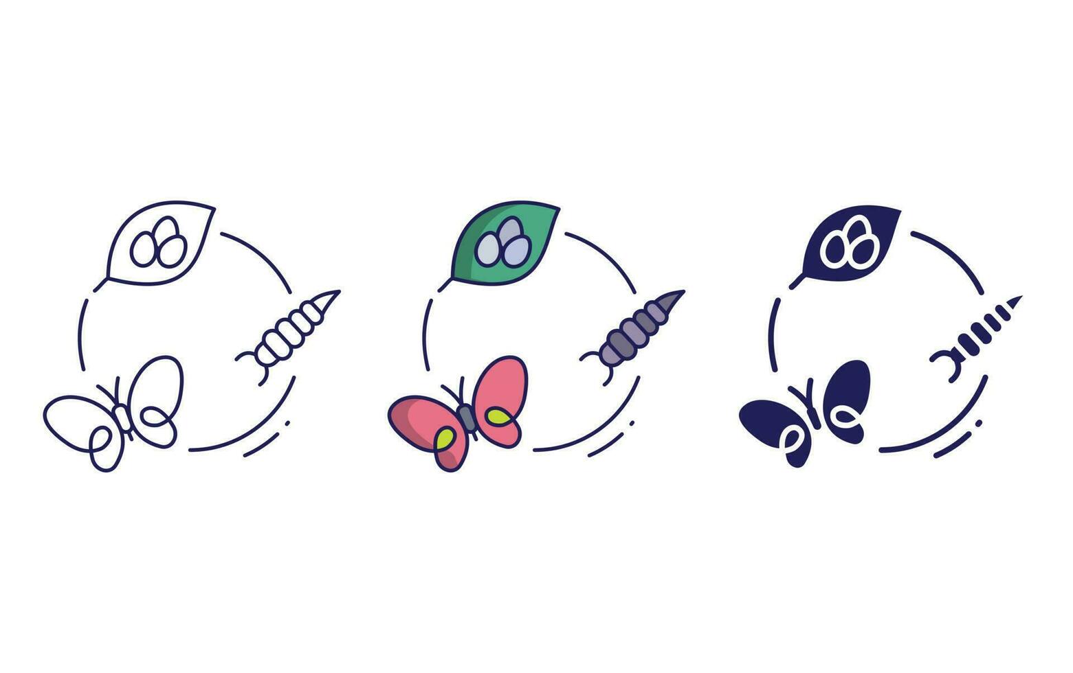 Life cycle vector icon