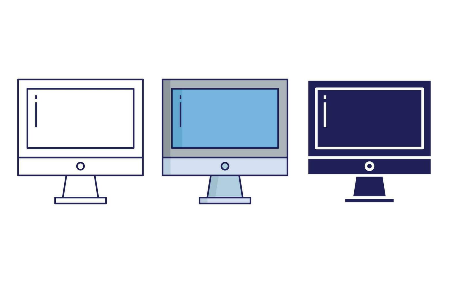 monitor vector icon