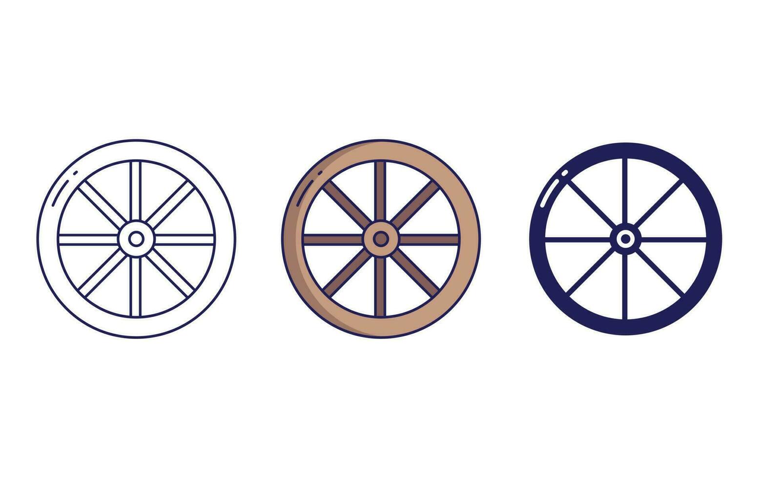 wheel vector icon