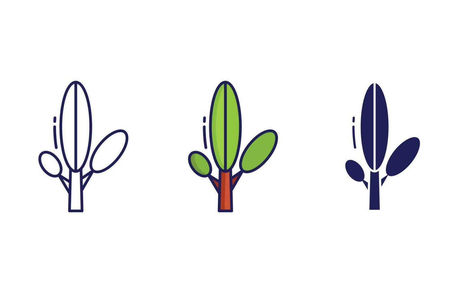 cypress tree vector icon