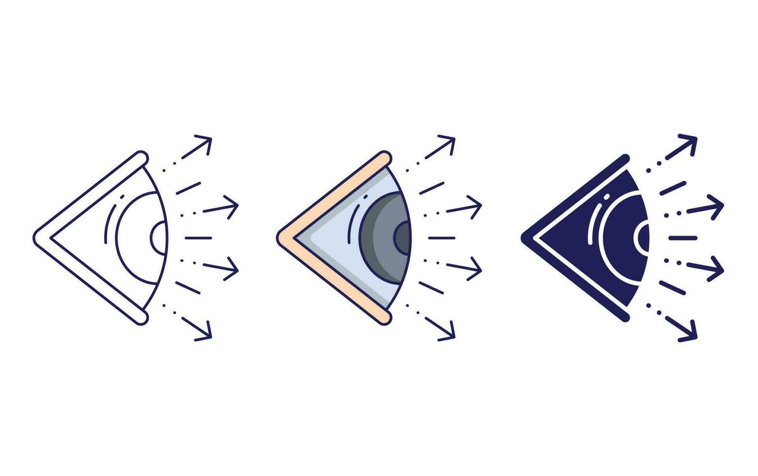 Eye vector icon