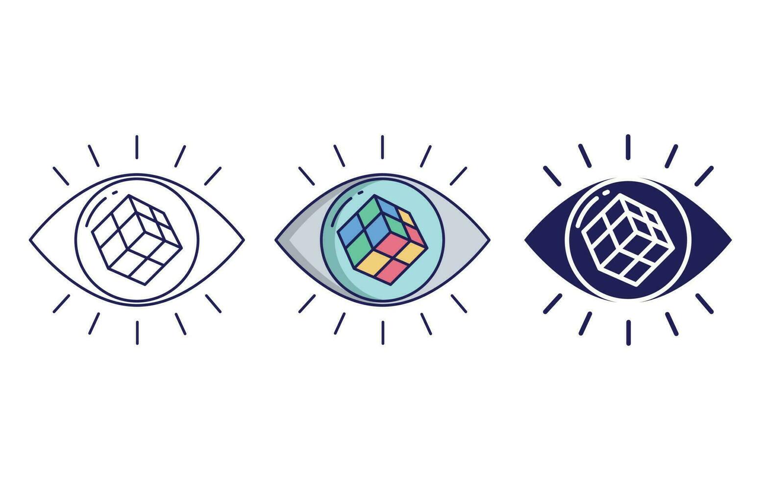 Eye vector icon