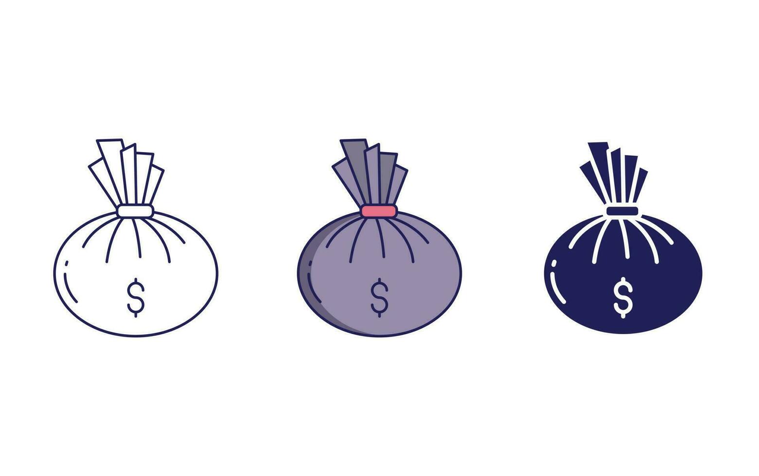 bag of money vector icon
