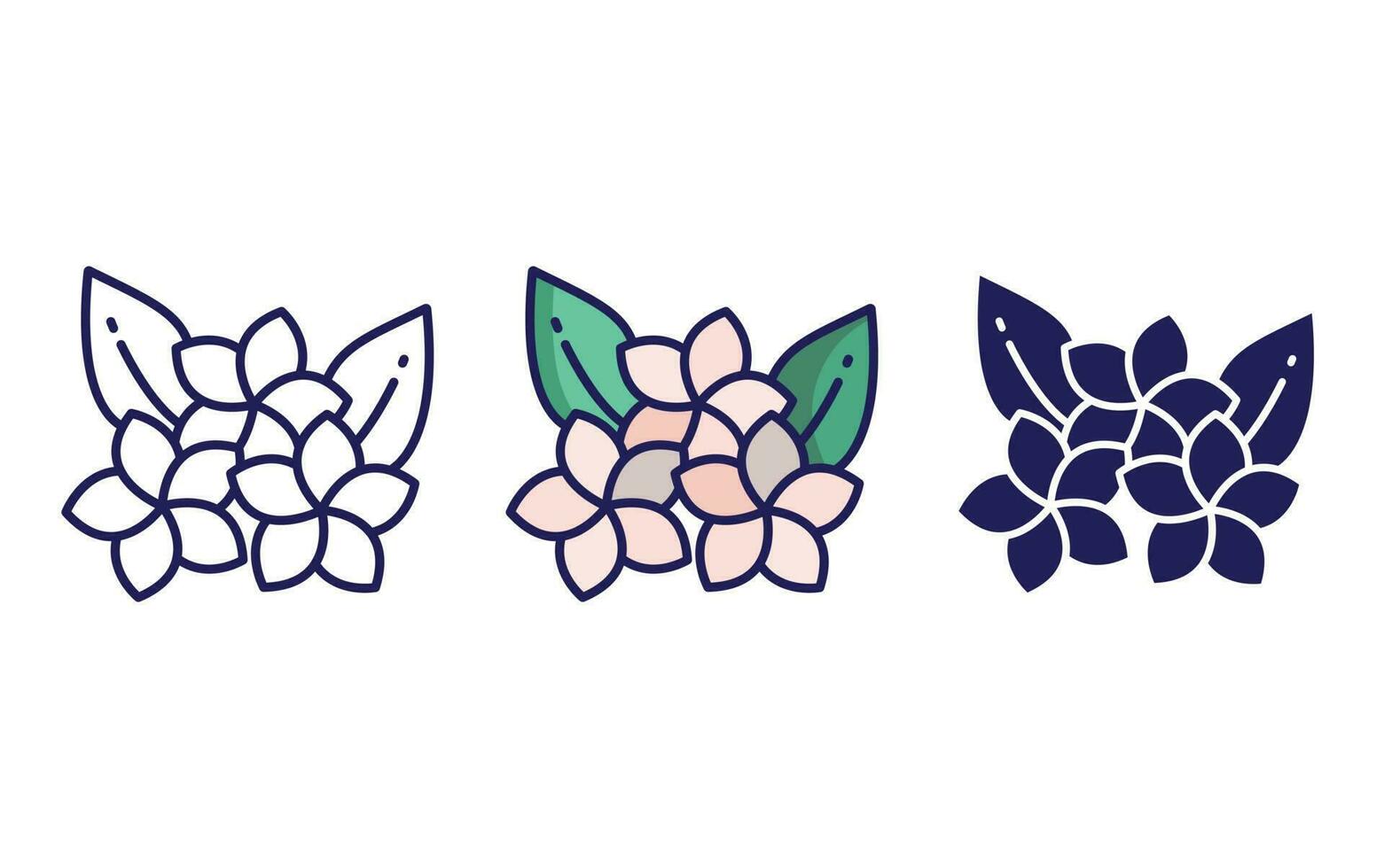 Flower vector icon