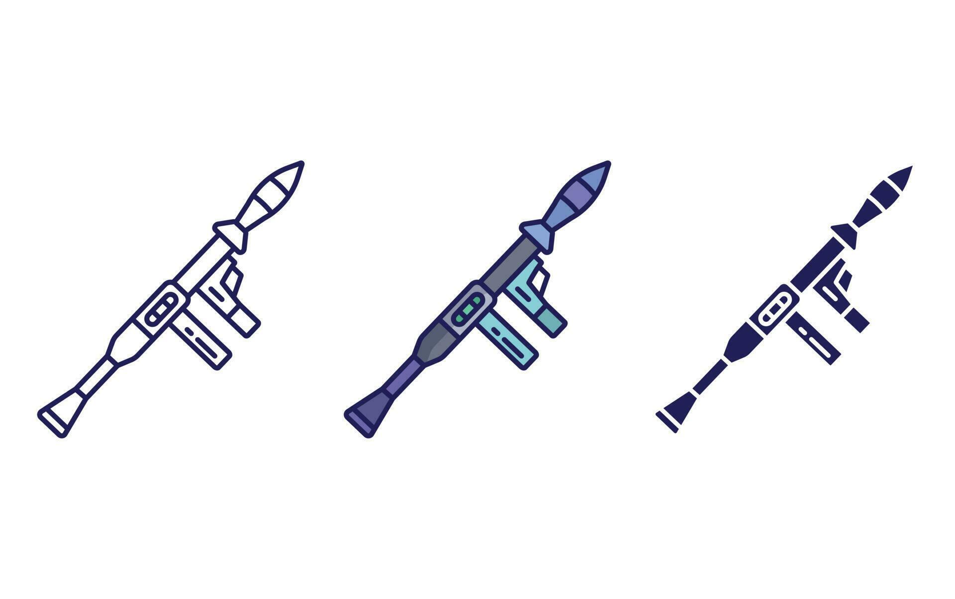 rocket launcher vector icon 23332975 Vector Art at Vecteezy