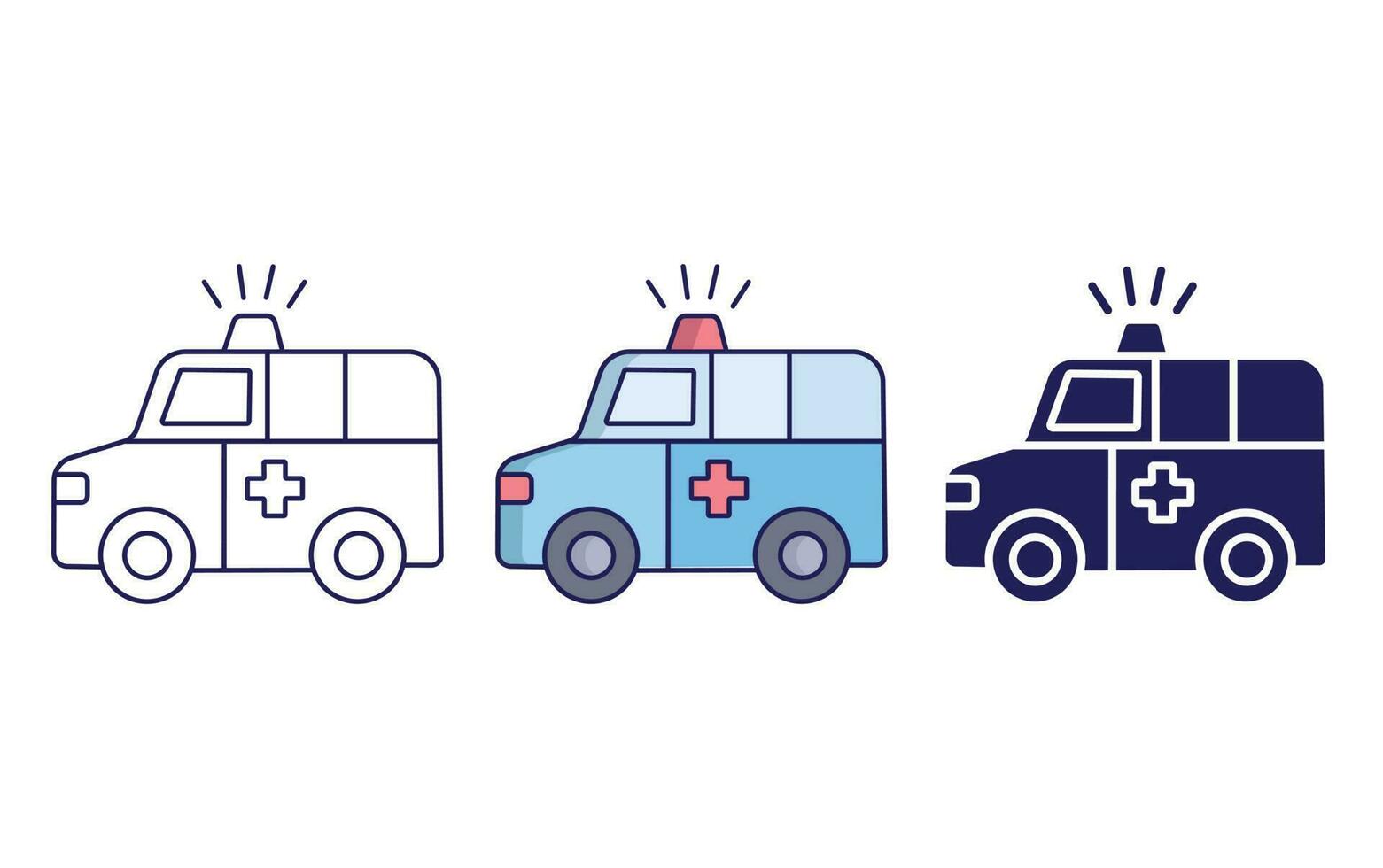 Ambulance vector icon