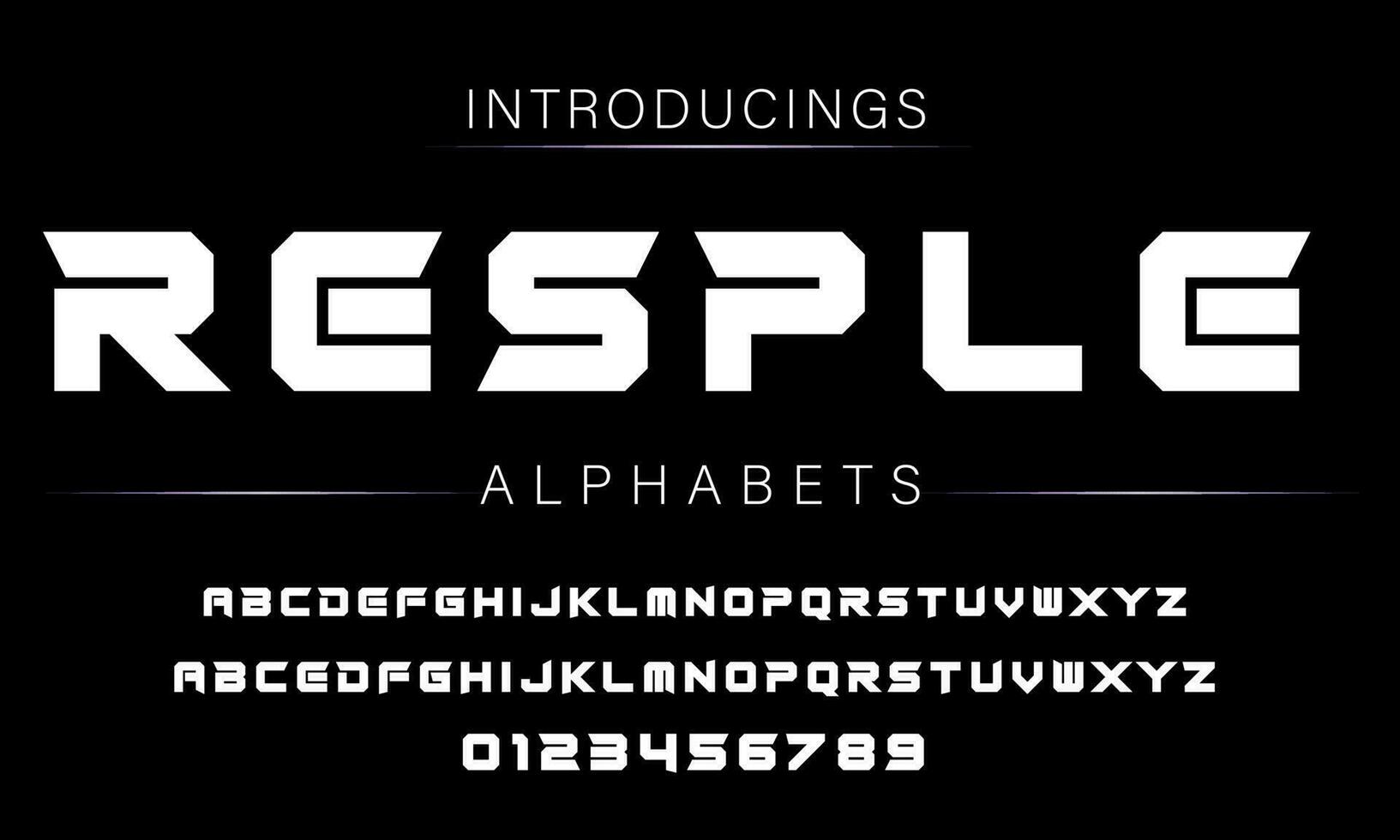 Sports minimal tech font letter set. Luxury vector typeface for company. Modern gaming fonts logo design.