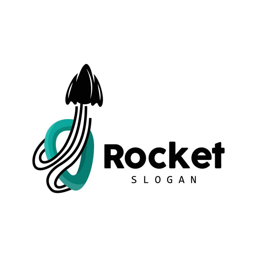 Rocket Logo Design, space exploration vehicle vector