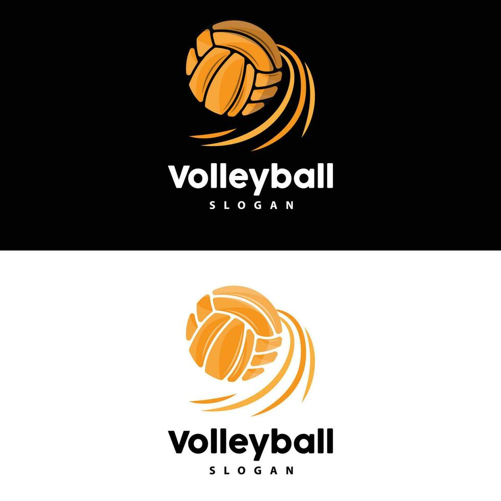 Volleyball Logo, Sport Simple Design, World Sports Tournament Vector, Illustration Symbol Icon vector