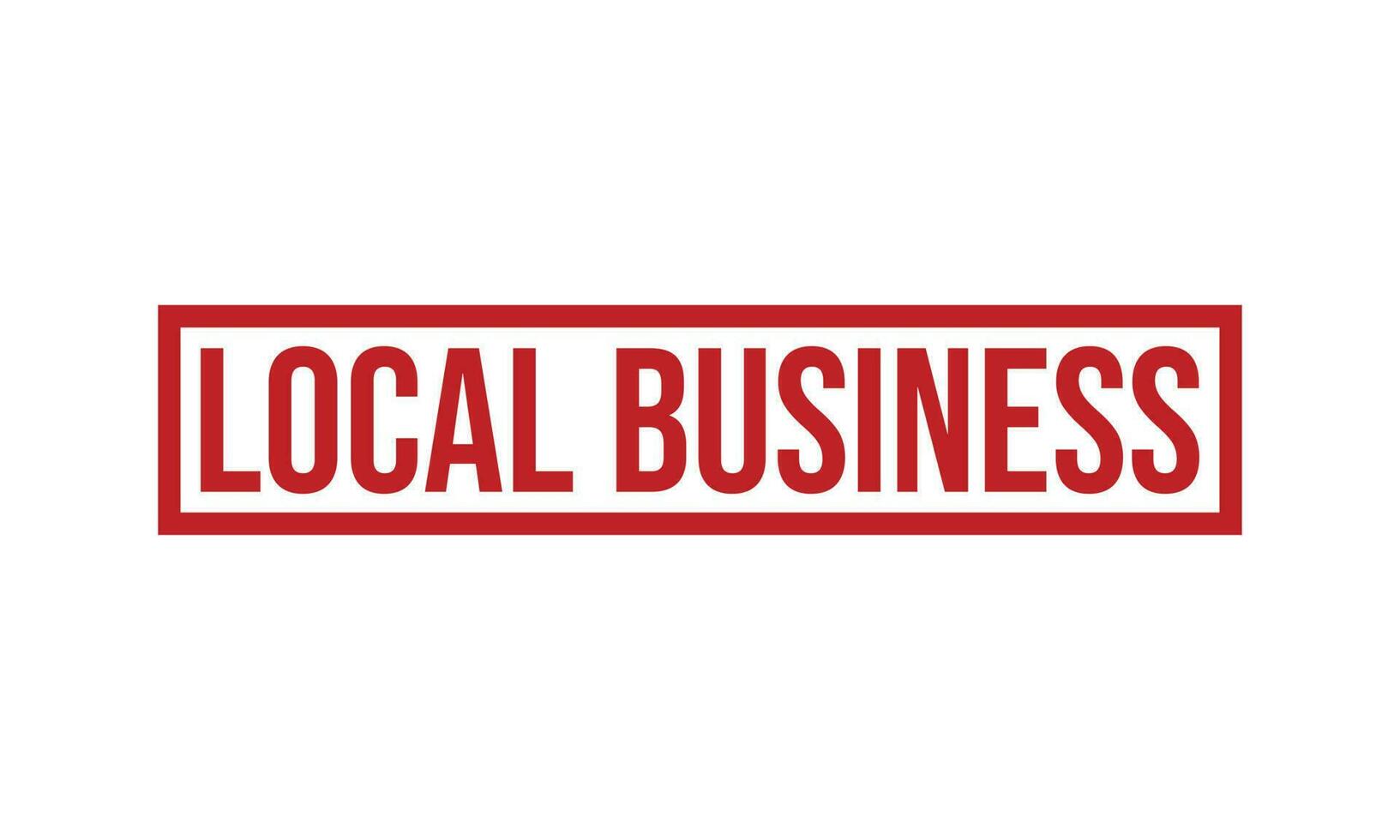 Local Business Rubber Stamp Seal Vector