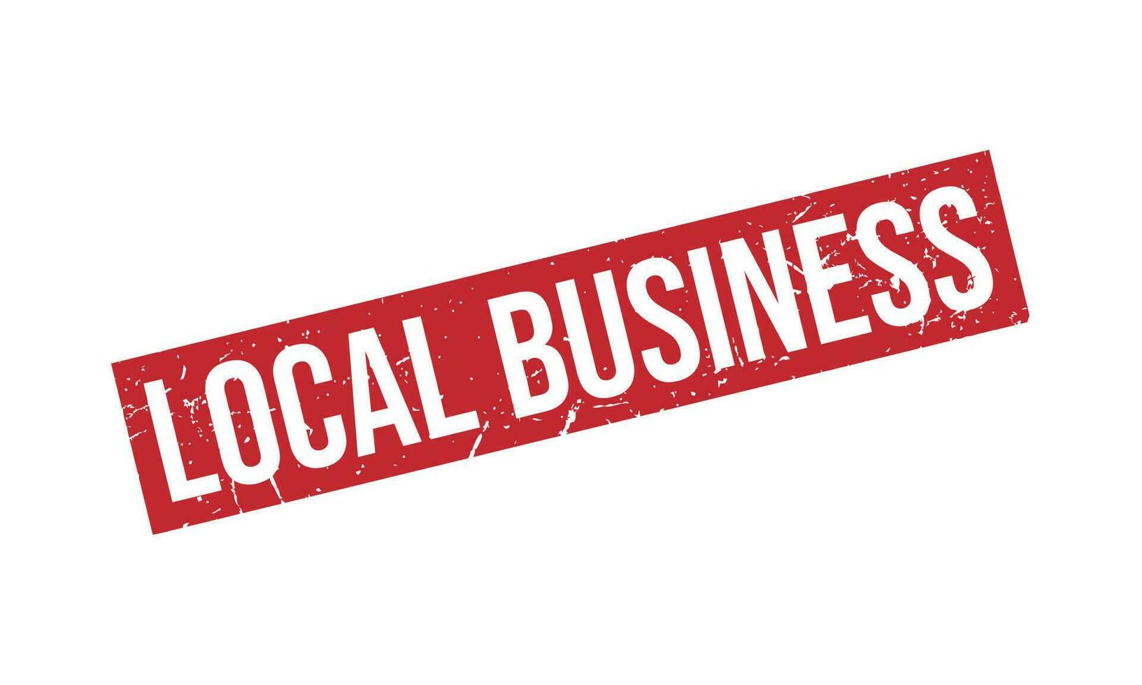 Local Business Rubber Stamp Seal Vector