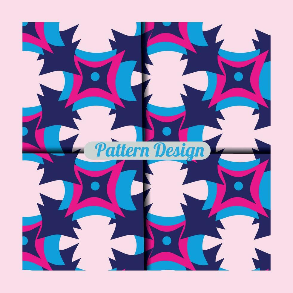 Abstract Seamless Geometric Pattern Free Vector