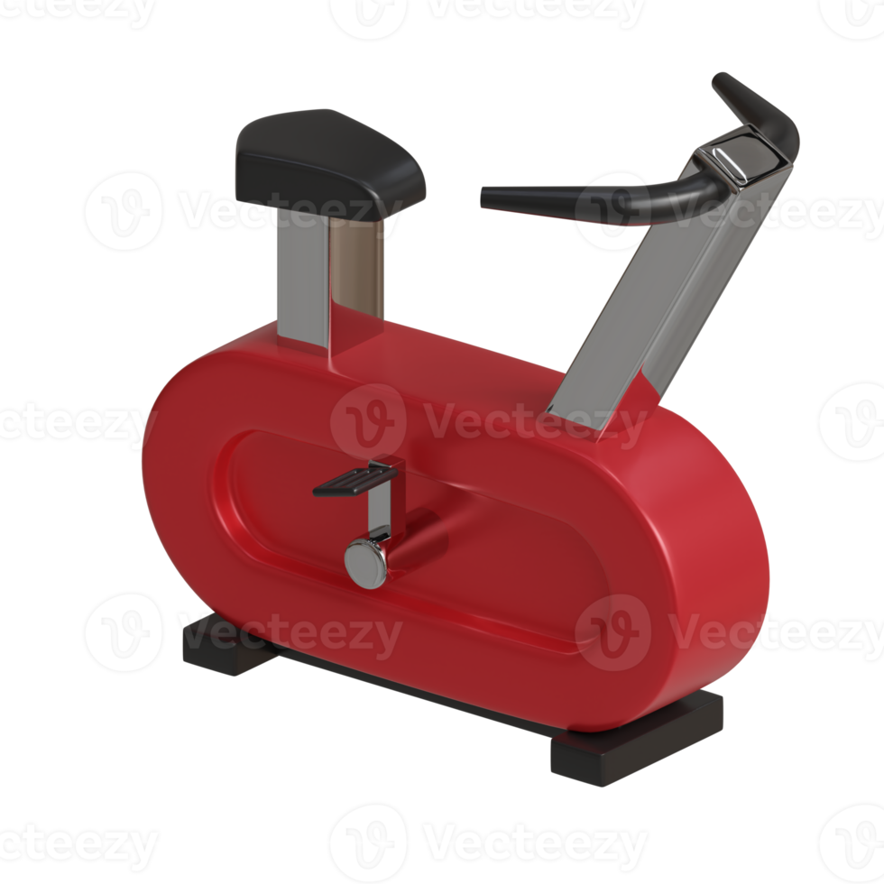 3d weergegeven rood binnen- wielersport fiets perfect voor geschiktheid ontwerp project png