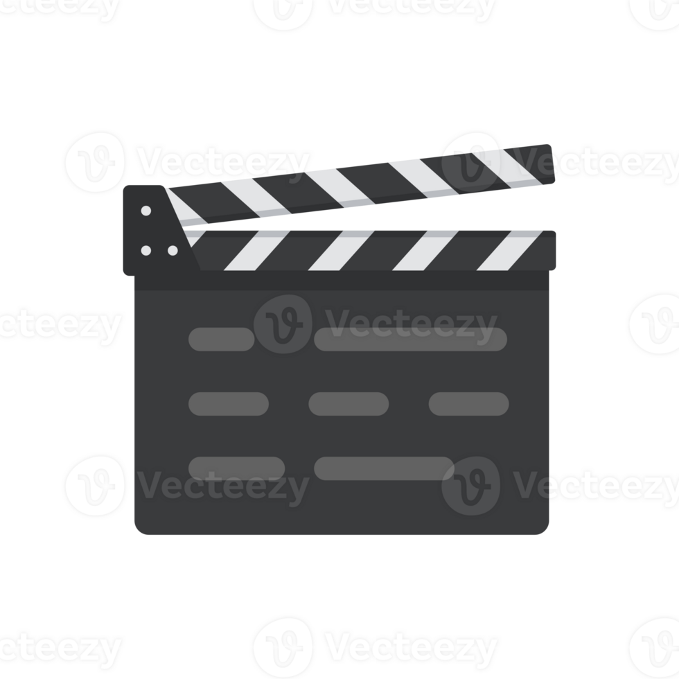 movie slate for the beginning of the show. Applause of film director to start filming drama png