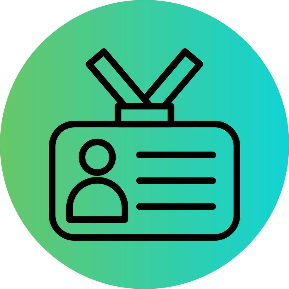Student Card Vector Icon Design