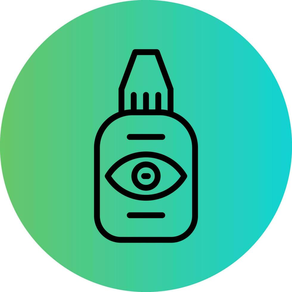 Eye Drop Vector Icon Design