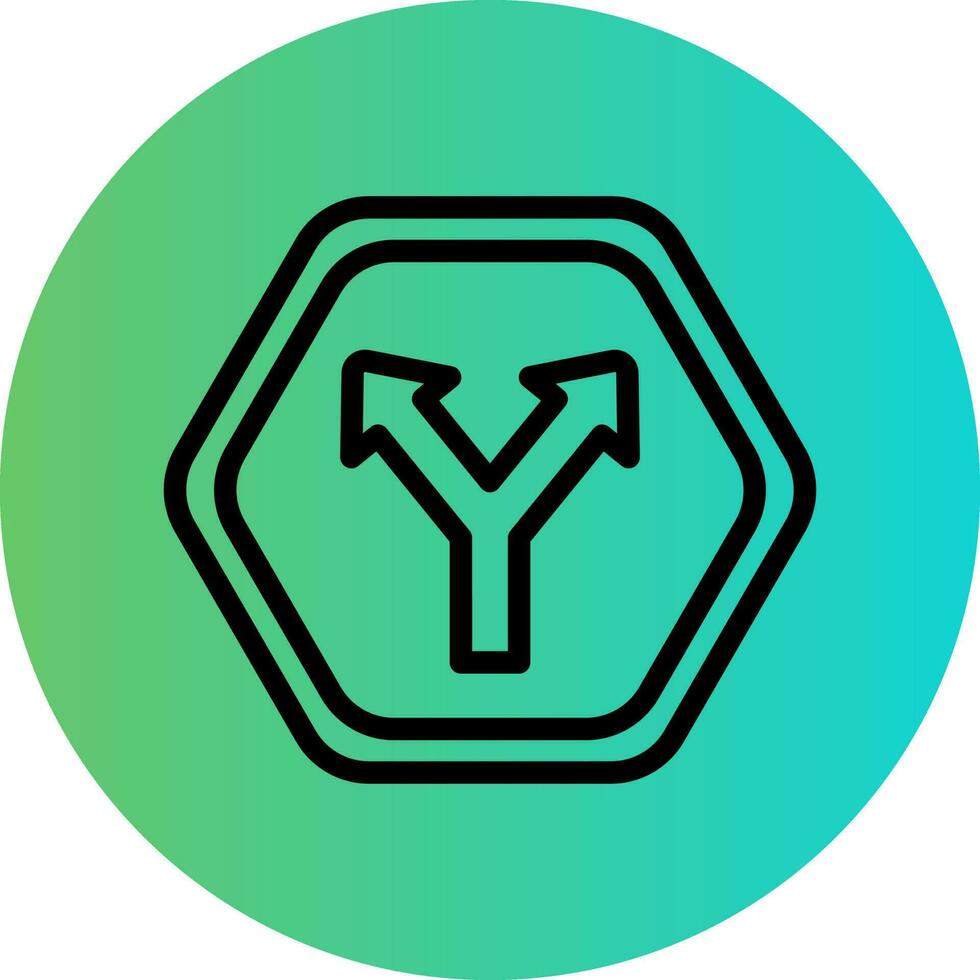 Intersection Vector Icon Design