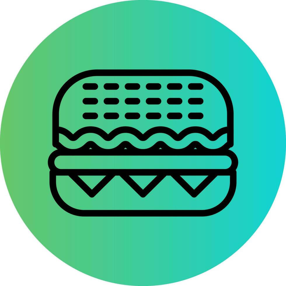 diseño de icono de vector de sándwich