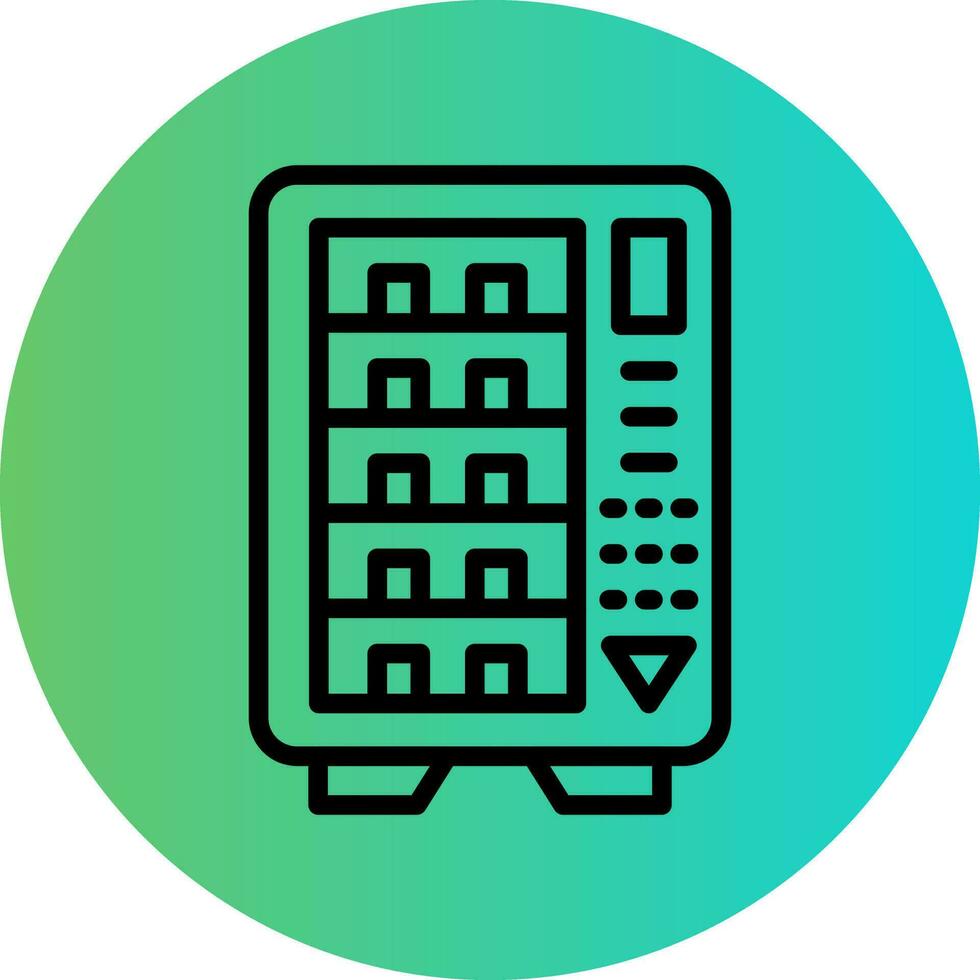 Vending Machine Vector Icon Design