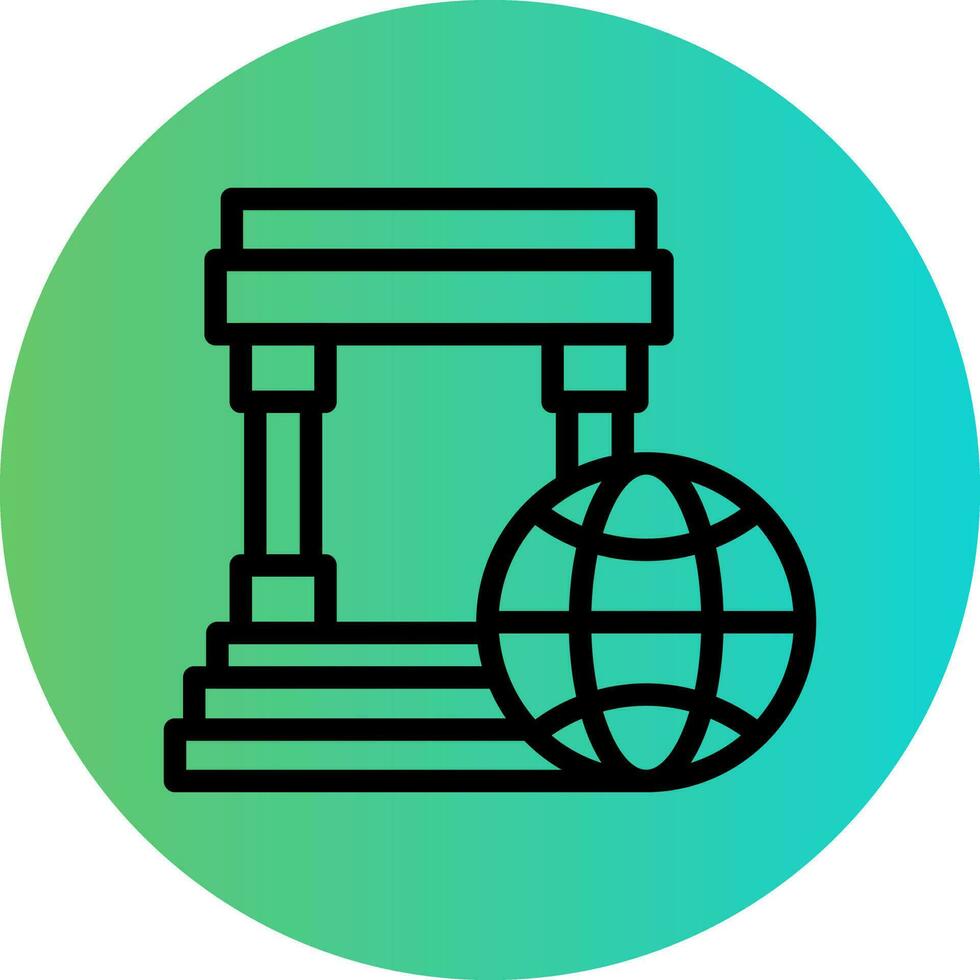 Worldwide Banking Vector Icon Design