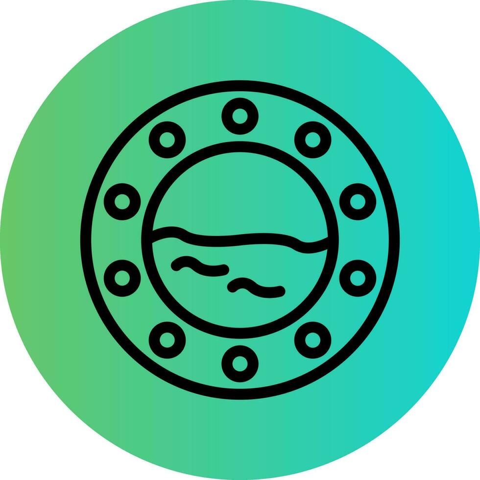 Porthole Vector Icon Design
