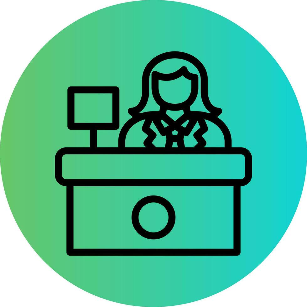 Reception Vector Icon Design