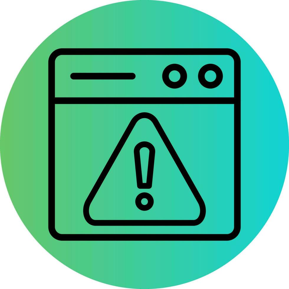 Risk Vector Icon Design