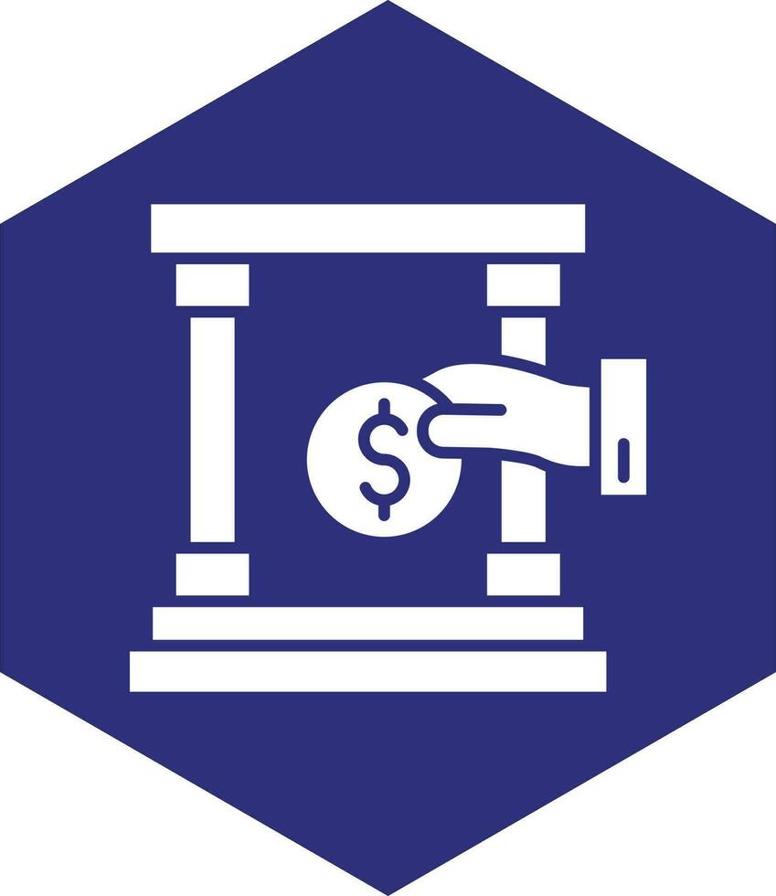 depositar vector icono diseño