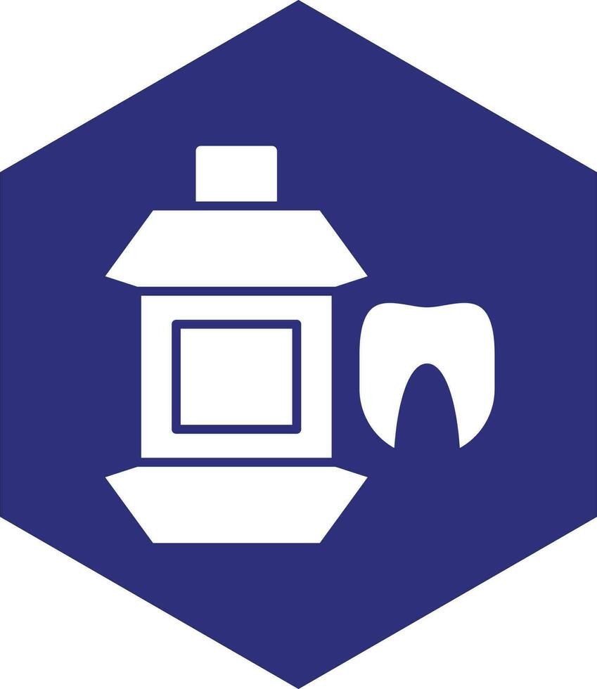 Mouthwash Vector Icon design