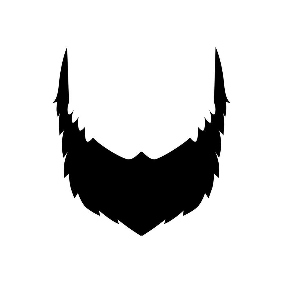 Beard icon vector. barbershop illustration sign. hairdresser symbol. vector