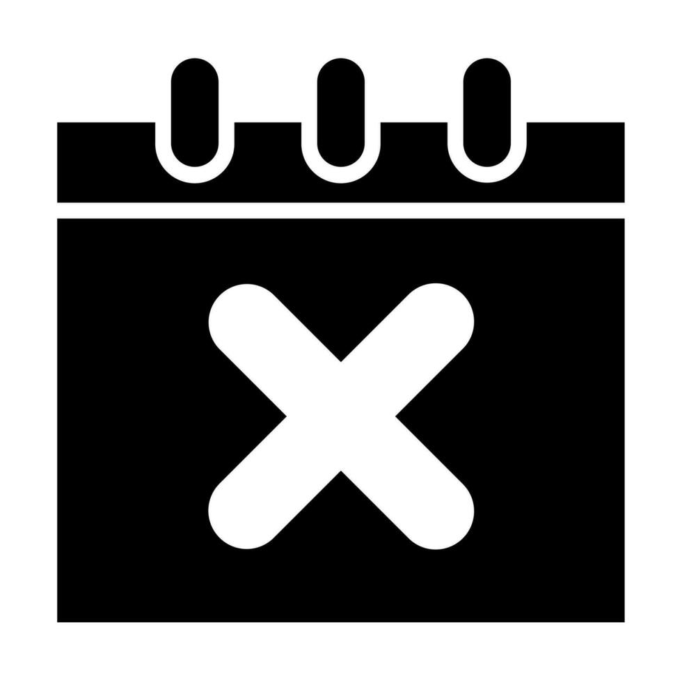 Cancel Event Icon Design vector