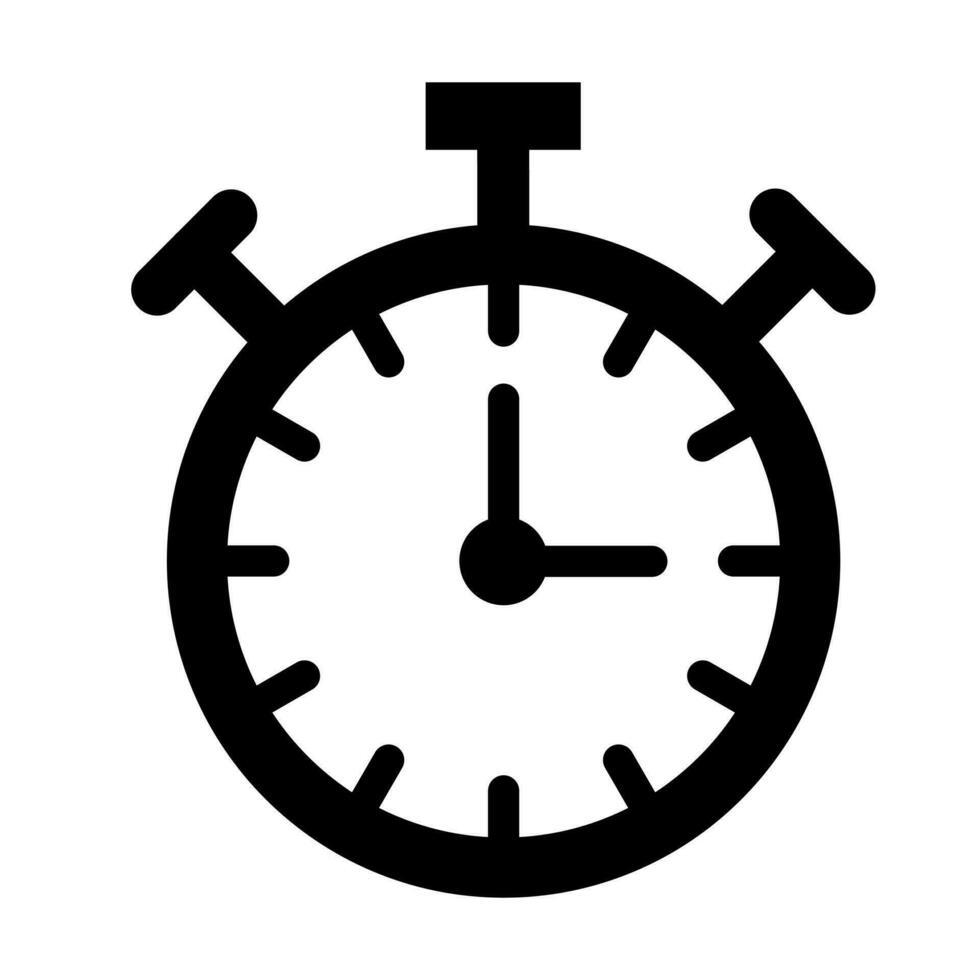 Stopwatch Icon Design vector