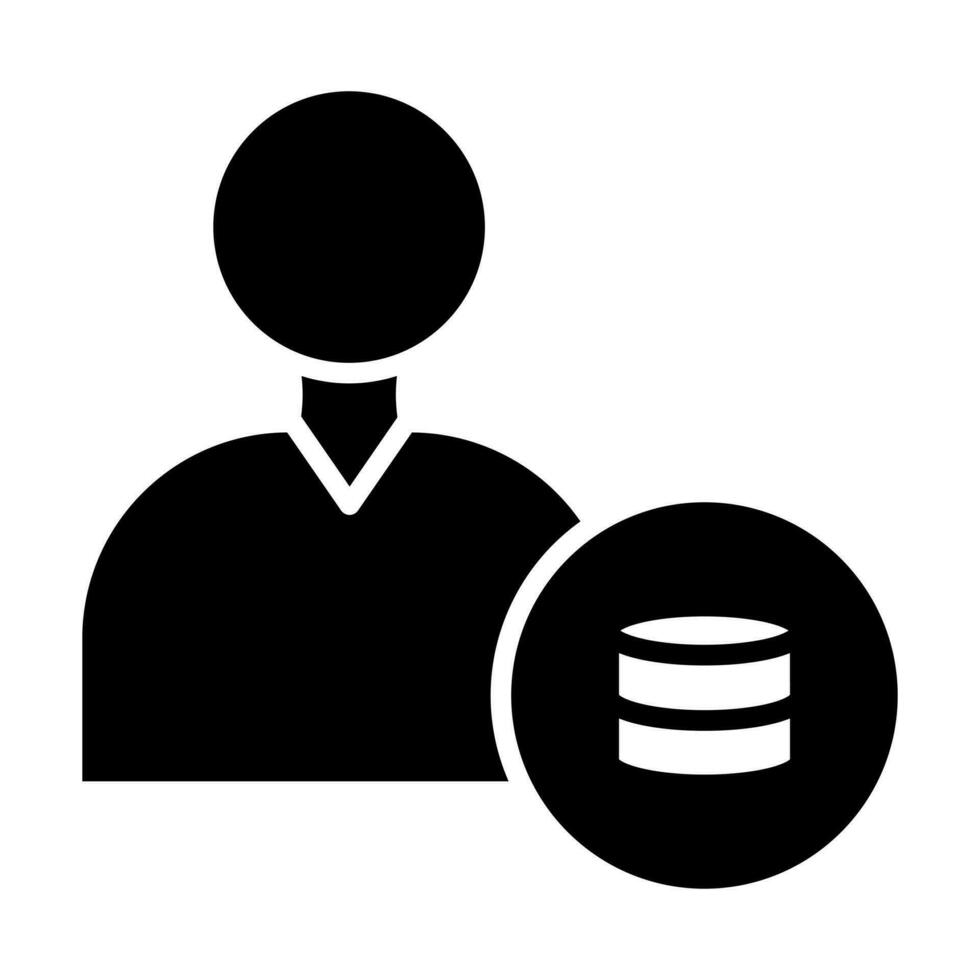 Data Scientist Icon Design vector
