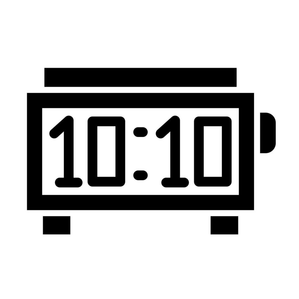 Digital Clock Icon Design vector