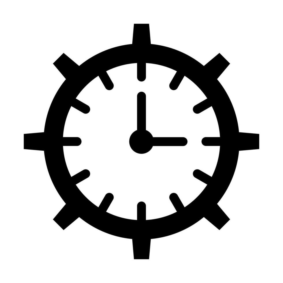 Efficient Time Icon Design vector
