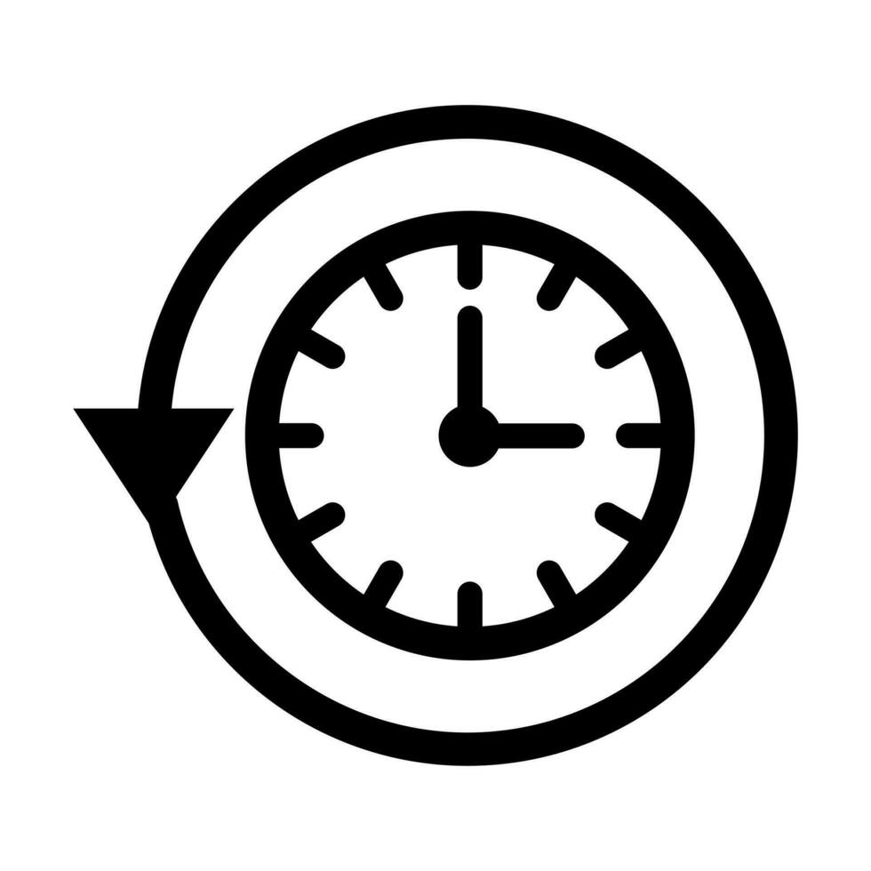 pista de hora icono diseño vector