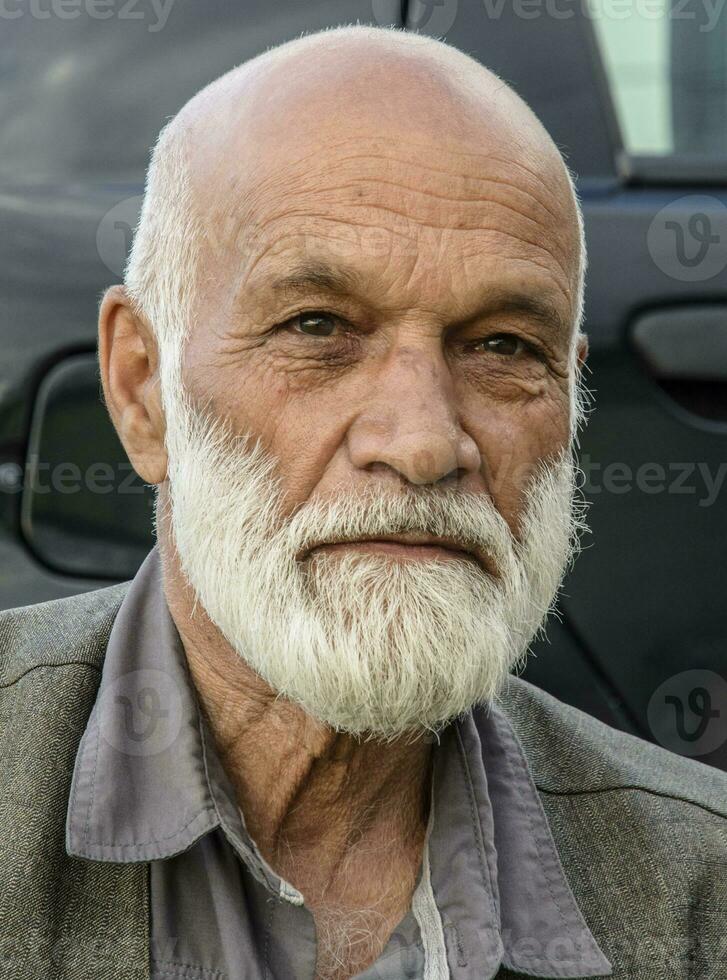 Portrait of old man photo